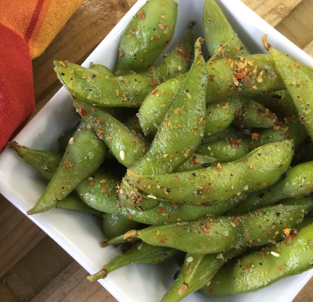 Edamame Beans with Japanese 7Spice Blend The Kitchen Fairy