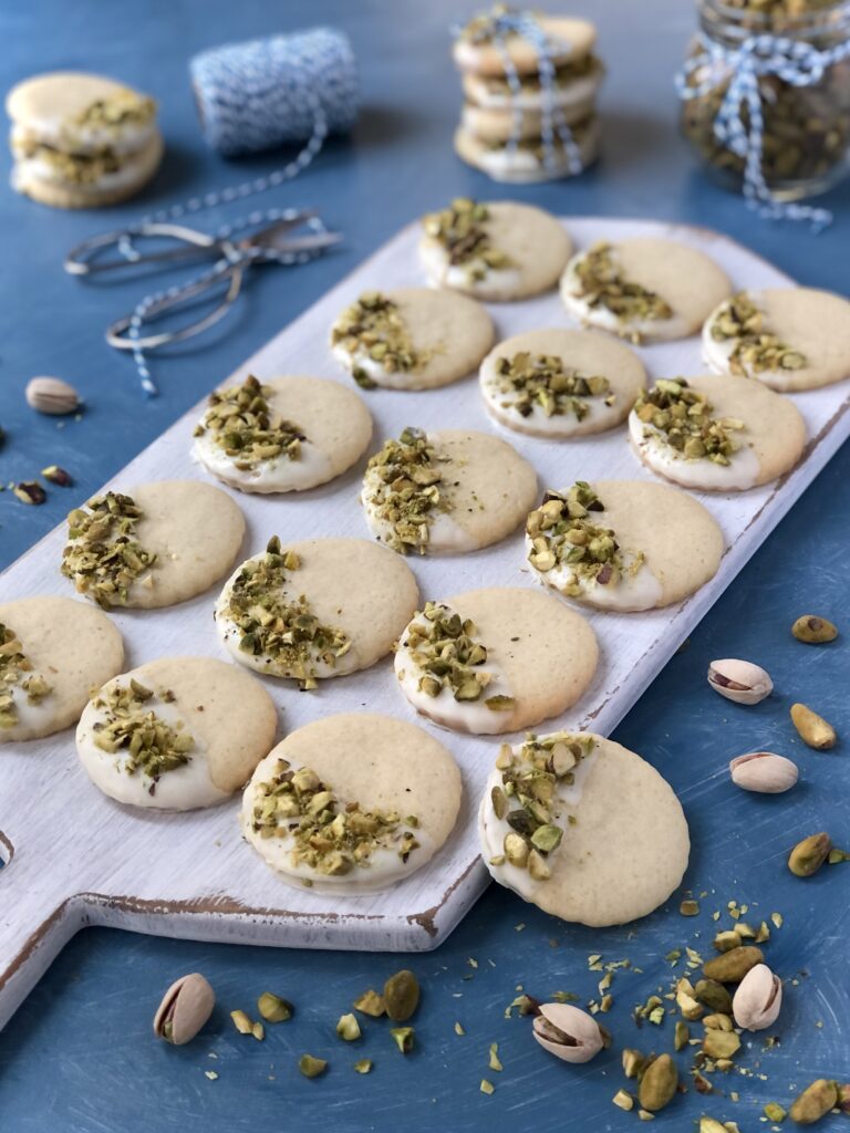 Cookies on a serving platter