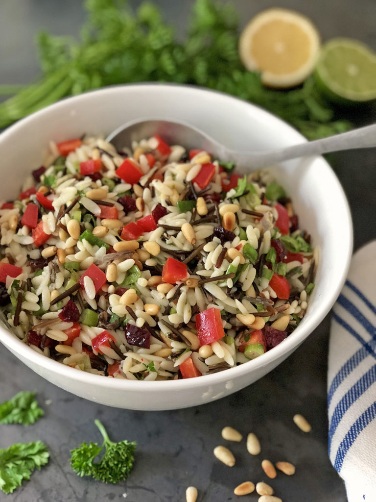 orzo and rice salad