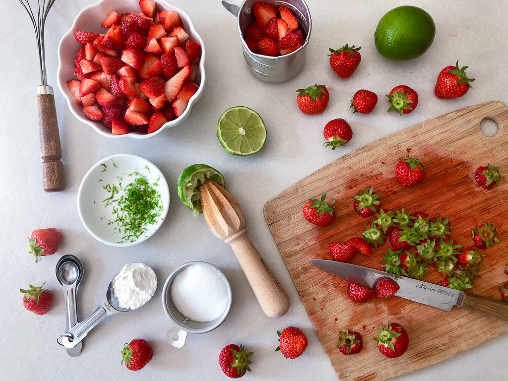 Cheesecake prep