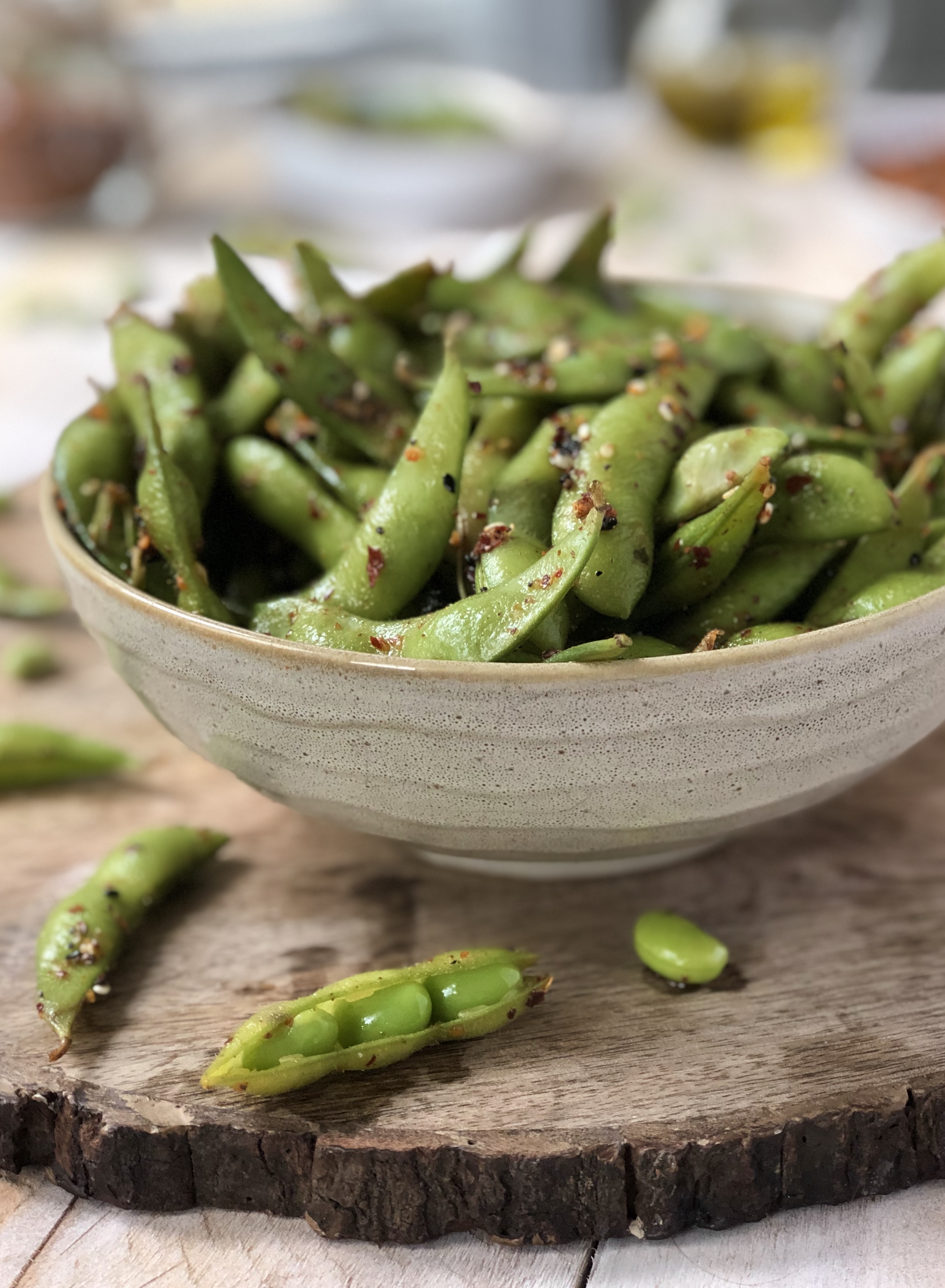 Edamame Beans with Japanese 7Spice Blend 7 BEST In Bowl Cropped The