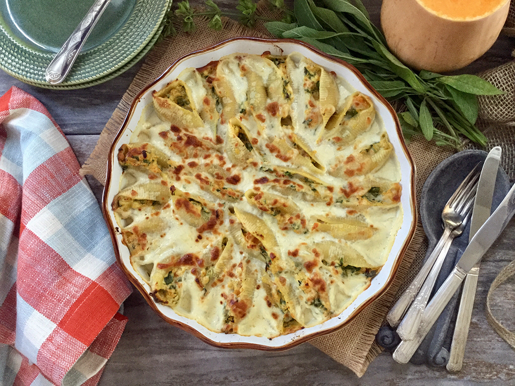 Butternut Squash & Spinach Casserole