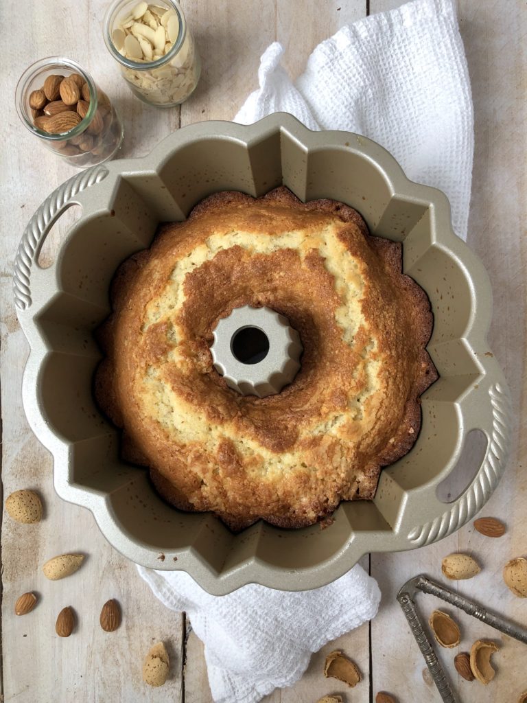 Fresh bundt cake out of the one