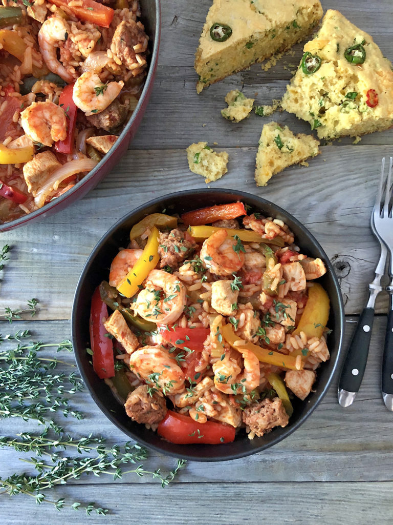 chicken and shrimp stir fry