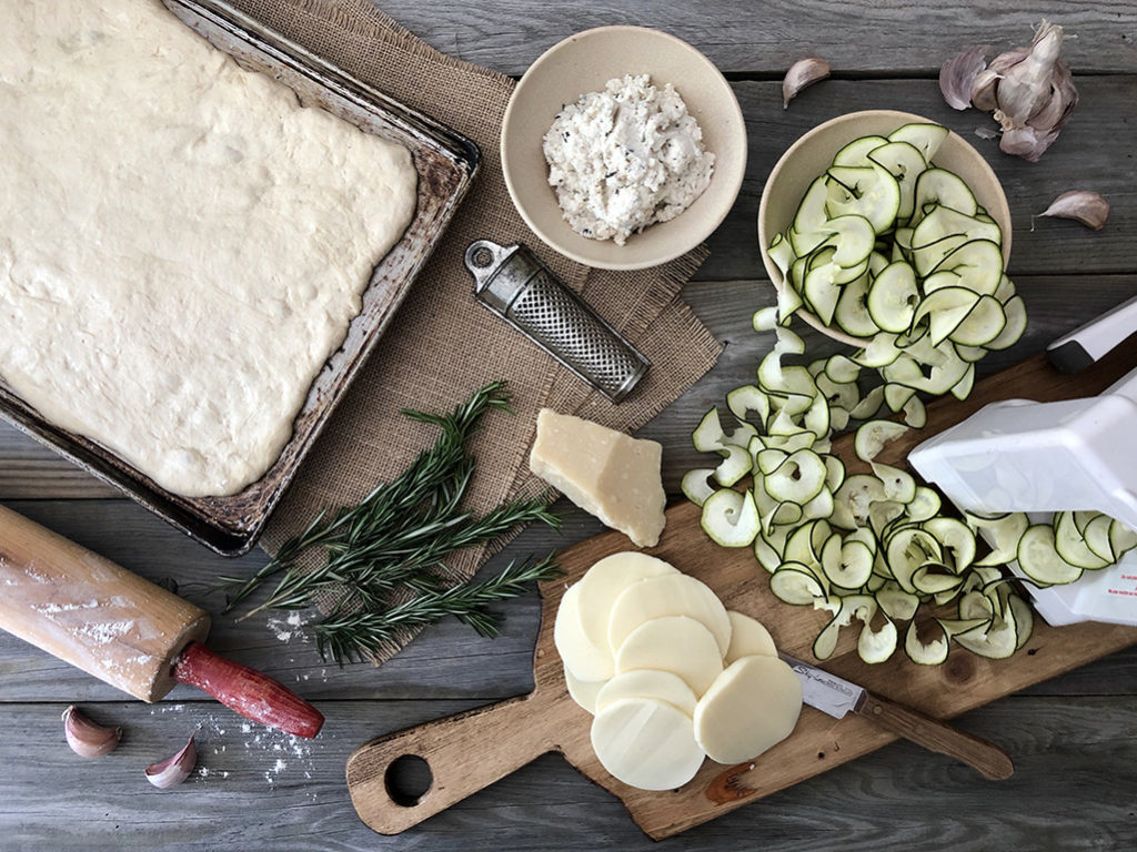 Zucchini Pizza Ingredients