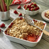 Strawberry Rhubarb Crisp