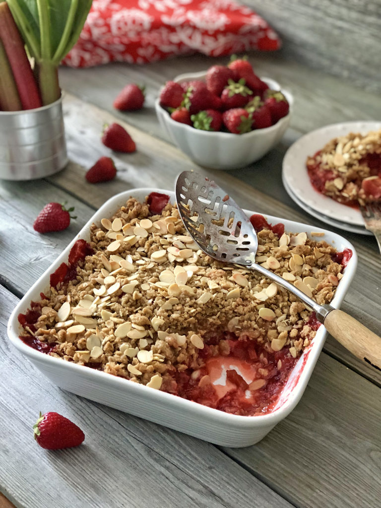 Strawberry Rhubarb Crisp 10 BEST Vertical