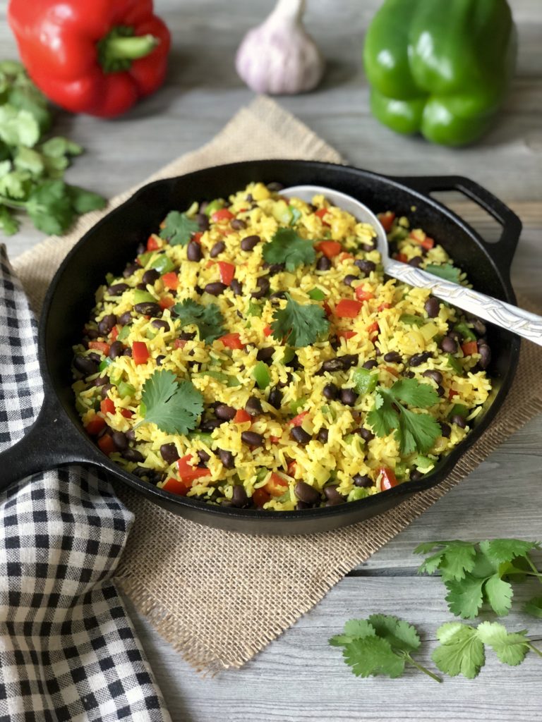 black bean rice and tumeric recipe