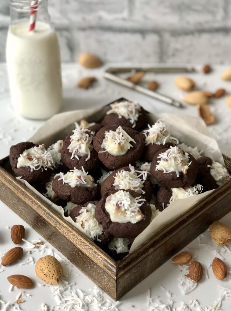 Almond Joy Chocolate Cookies