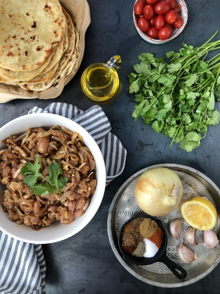 ingredients for chicken shawarma at home