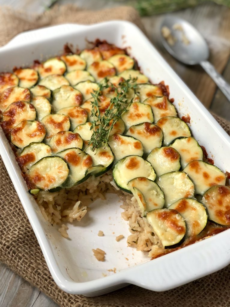 Baked Zucchini Rice recipe