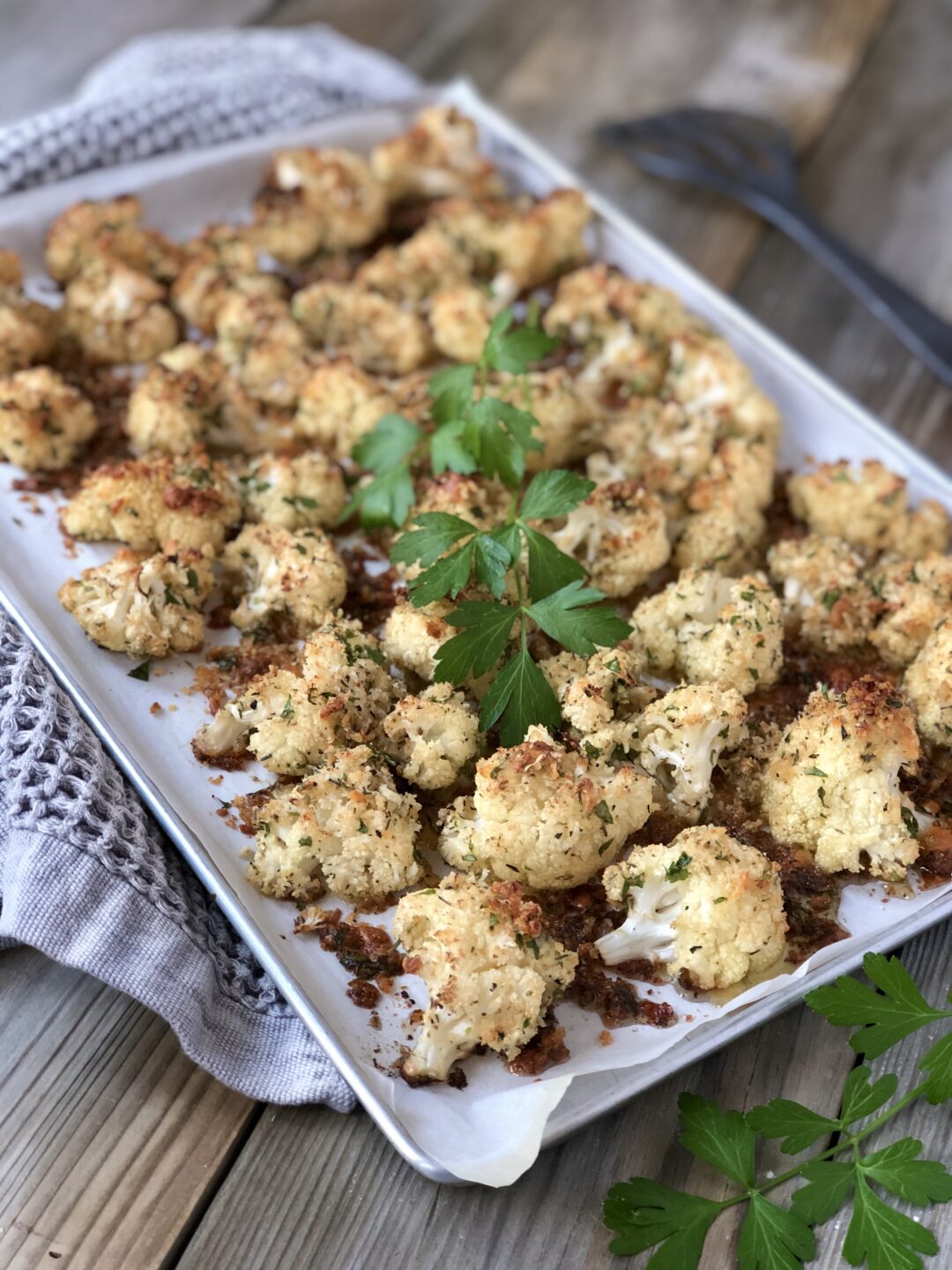 Parmesan Roasted Cauliflower 2 BEST Out of Oven  The Kitchen Fairy