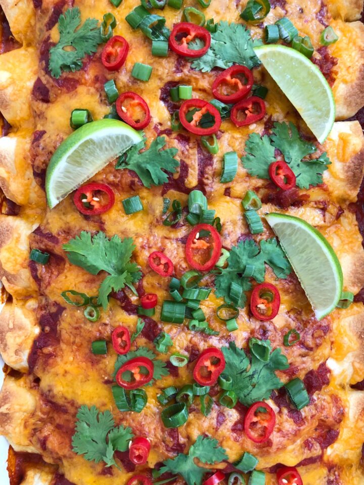 Chicken enchiladas