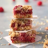 Raspberry coconut bars