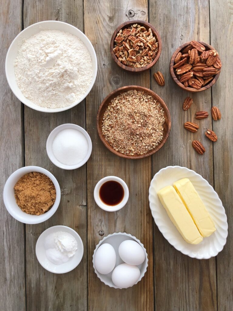 Cookie ingredients gathered