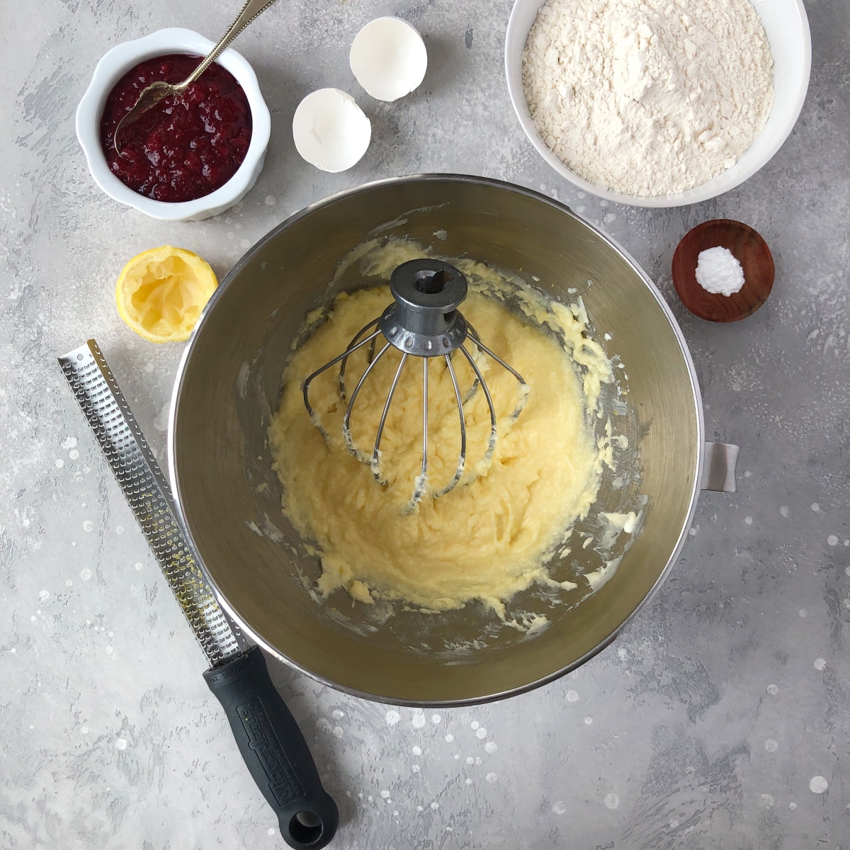 Jam Thumbprint Cookies - The Kitchen Fairy