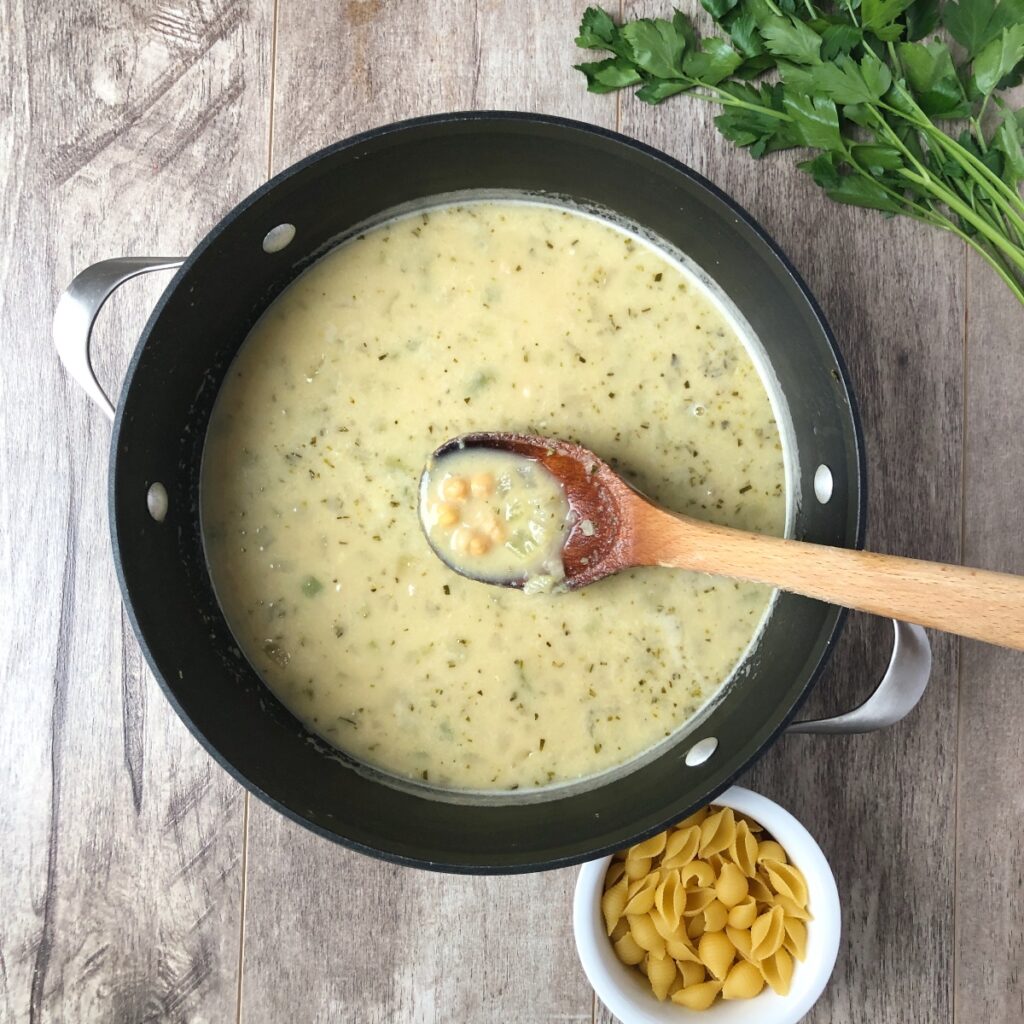 Pasta-e-Ceci-Soup-8-BEST-return-vegetables-to-pot.